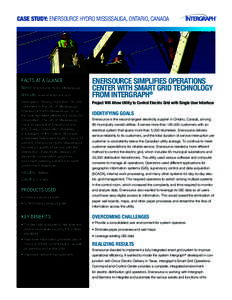 case study: ENERSOURCE HYDRO MISSISSAUGA, ONTARIO, CANADA  facts at a glance Name: Enersource Hydro Mississauga Web site: www.enersource.com Description: Serving more than 185,000