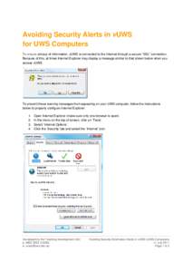 Microsoft Word - Avoiding-Security-Alerts-In-vUWS-_UWS-Computers_.docx