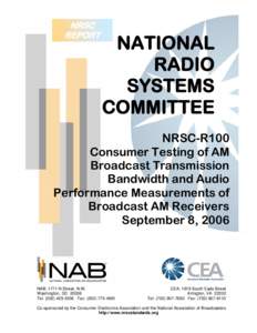 HD Radio / Technology / National Radio Systems Committee / Radio broadcasting / AM broadcasting / Radio / AMAX / Broadcast engineering / Electronic engineering / Broadcasting