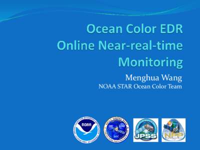 VIIRS Ocean Color EDR  Global Composite Images