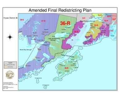Amended Final Redistricting Plan 15-H House District 36 Bo un da