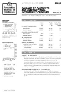 [removed]Balance of Payments and International Investment Position, Australia (Sep 2009)