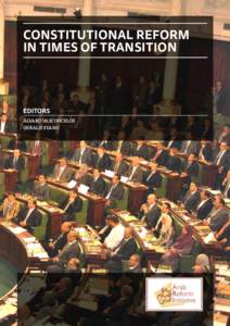 Constitutional Reform in Times of Transition  Constitutional Reform in Times of Transition  Editors