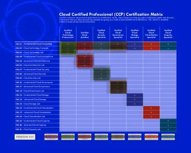 Cloud Certified Professional (CCP) Certification Matrix  Use this matrix to map exam requirements to certiﬁcation tracks. These views can help you plan certiﬁcation paths and discover how exams that you have passed m