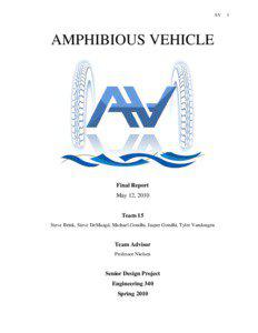 AV  AMPHIBIOUS VEHICLE