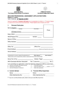 Microsoft Word - PA2014 3rd Quarter - Registration Form