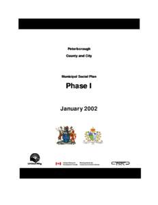 Peterborough County and City Municipal Social Plan  Phase I