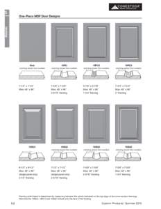 5 MDF & Alternative Materials One-Piece MDF Door Designs