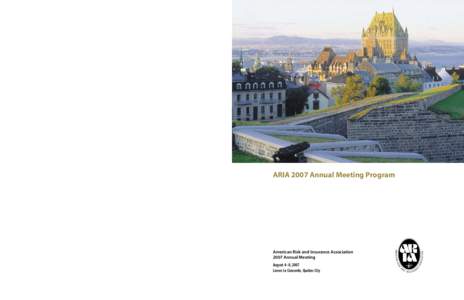 Insurance / Financial institutions / Institutional investors / Types of insurance / Economics / Chartered Property Casualty Underwriter / Insurance-Linked Securities / Marc-Aurèle de Foy Suzor-Coté / Catastrophe modeling / Actuarial science / Financial economics / Investment