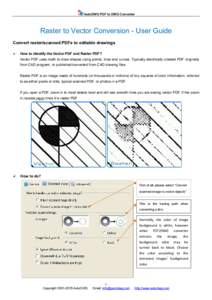 Autodesk / Graphics file formats / Electronic documents / .dwg / Portable Document Format / Raster / Vectorization / AutoCAD DXF / Design Web Format / Computing / Computer file formats / Computer graphics