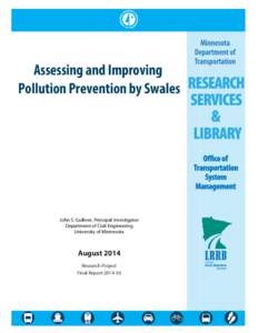 Assessing and Improving Pollution Prevention by Swales