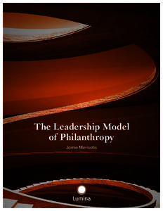 The Leadership Model of Philanthropy