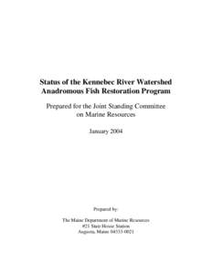 Fauna of the United States / Sebasticook River / Alewife / Edwards Dam / Kennebec River / Dam removal / American shad / Sandy River / Rainbow smelt / Fish / Clupeidae / Sport fish