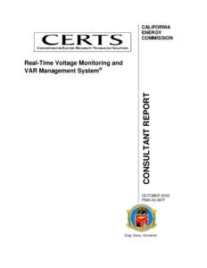 Real-Time Voltage Monitoring and VAR Management System