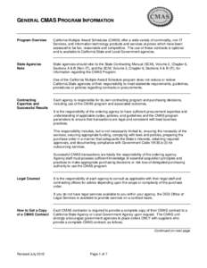 Government procurement in the United States / United States administrative law / General contractor