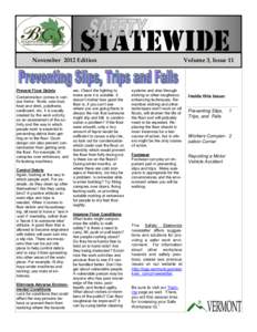 November 2012 Edition  Prevent Floor Debris Contamination comes in various forms: fluids, saw dust, food and drink, polythene, cardboard, etc. It is usually