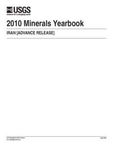 The Mineral Industry of Iran in 2010