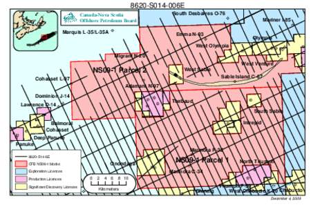 8620-S014-006E 1 00 Canada-Nova Scotia Offshore Petroleum Board Marquis L-35/L-35A