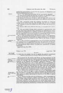 93rd United States Congress / Water Resources Development Act / Oklahoma organic act
