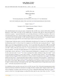 Laskin, Sheldon[removed]For Educational Use Only NOT JUST WHISTLING DIXIE: THE CASE FOR TAX..., 59 Vill. L. Rev[removed]Vill. L. Rev. 425