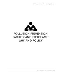 Environmental protection / Environmental policy / United States Environmental Protection Agency / Pollution prevention / Environmental law / Pollution / Environmental engineering / Resource Conservation and Recovery Act / Vivian Thomson / Environment / Earth / Environmental social science