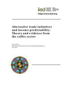 Alternative trade initiatives and income predictability: Theory and evidence from