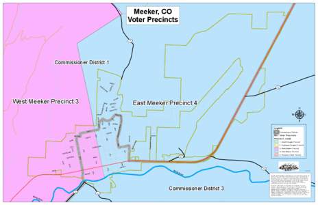 Meeker, CO Voter Precincts 11 Commissioner District 1