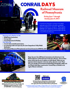 Conrail / Conrail Historical Society / Railroad Museum of Pennsylvania / Pennsylvania Railroad / Caboose / EMD GP30 / Rail transportation in the United States / Transportation in the United States / Rail transport