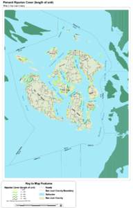 Percent Riparian Cover (length of unit) Wria 2, San Juan County ary  Pass