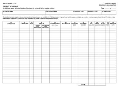 STATE OF CALIFORNIA BOE-810-FTG REV[removed]BOARD OF EQUALIZATION