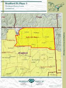 Bradford PA Phase 3 Northeast Pennsylvania[removed]mi2 Geophysical Pursuit 3-D Surveys