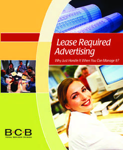 Lease Required Advertising Why Just Handle It When You Can Manage It?