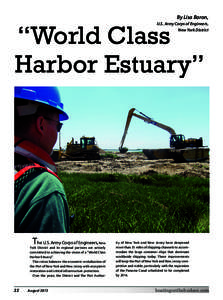 By Lisa Baron,  “World Class Harbor Estuary”  U.S. Army Corps of Engineers,