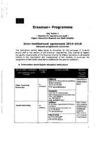 -,• ,.. •  Erasmus+ Programme