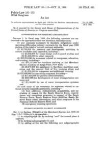 PUBLIC LAW[removed]—OCT. 13, [removed]STAT. 691 Public Law[removed]101st Congress