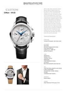 Time / Luxury brands / Clocks / Chronograph / Baume et Mercier / Bozeman Watch Company / Horology / Watches / Measurement