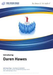 Introducing  Daren Hawes