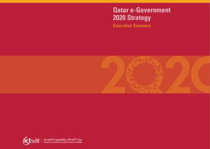 Qatar e-Government 2020 Strategy Executive Summary Table of Contents Foreword