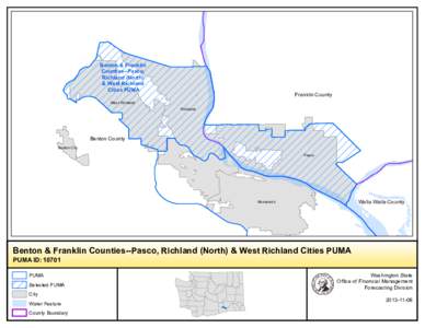 Benton & Franklin Counties--Pasco, Richland (North) & West Richland Cities PUMA West Richland