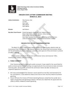 Microsoft Word - MARCH[removed]OSL Commission Meeting Draft Minutes Final Draft.docx