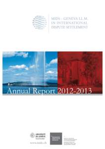 Year of birth missing / International arbitration / Graduate Institute of International and Development Studies / Dispute resolution / Pierre-Marie Dupuy / Arbitration / Law / Emmanuel Gaillard