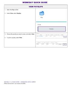 View Pay Slips Quick Guide