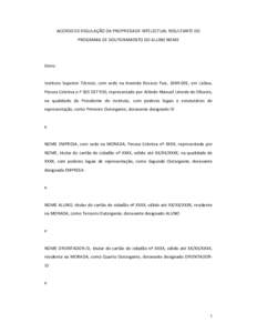 Modelo Acordo Titularidade PI Conf 3o ciclo final Aprovado CG atualizado