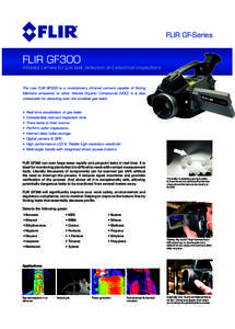 FLIR GF-Series  FLIR GF300 Infrared camera for gas leak detection and electrical inspections