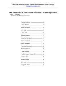 Microsoft Word - f. Brief Bios of the Govs Pres(Pics)