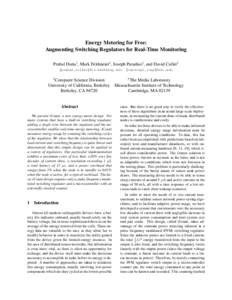 Energy Metering for Free: Augmenting Switching Regulators for Real-Time Monitoring