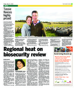 Tasmanian Country 5  Friday, May 10, 2013 News