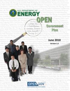 D  June 2010 Version 1.2  Open Government Plan