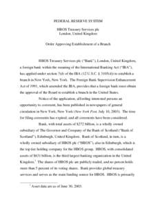 HBOS / Financial Services Authority / Banking in the United States / Bank of Scotland / Paul Moore / Lloyds Banking Group / Economy of the United Kingdom / United Kingdom