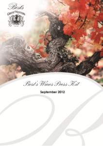 September 2012  Brand Press Kit – March 2012 Table of Contents 1. Memorable Brand Facts 2. About Best’s Great Western